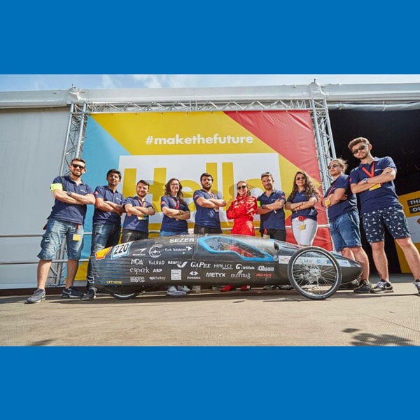 Hydroana car and team