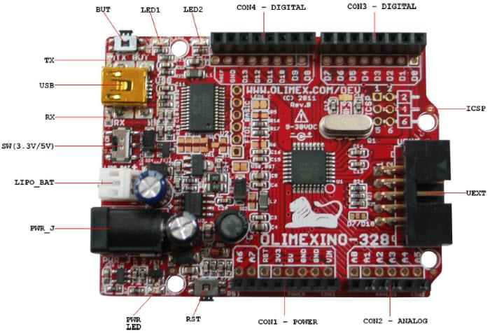 Olimex Ltd. OLIMEXINO-328 Development Board