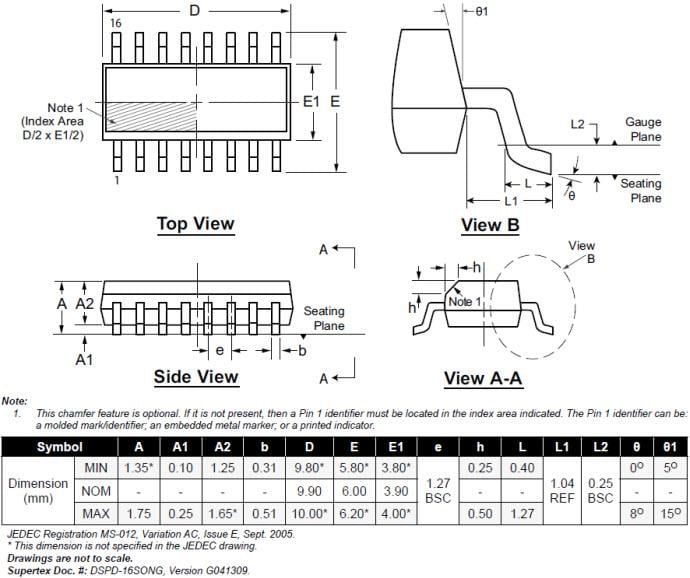 Microchip Technology HV9801A Schalter-dimmbare LED-Treiber