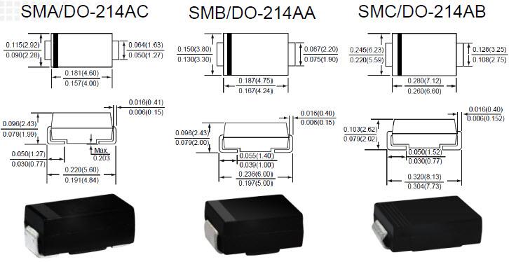 KYOCERA AVX SMxJ Transient Voltage Suppression (TVS) Diodes