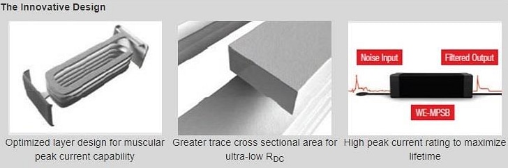 Würth Elektronik WE-MPSA und WE-MPSB Mehrschicht-Ferritperlen