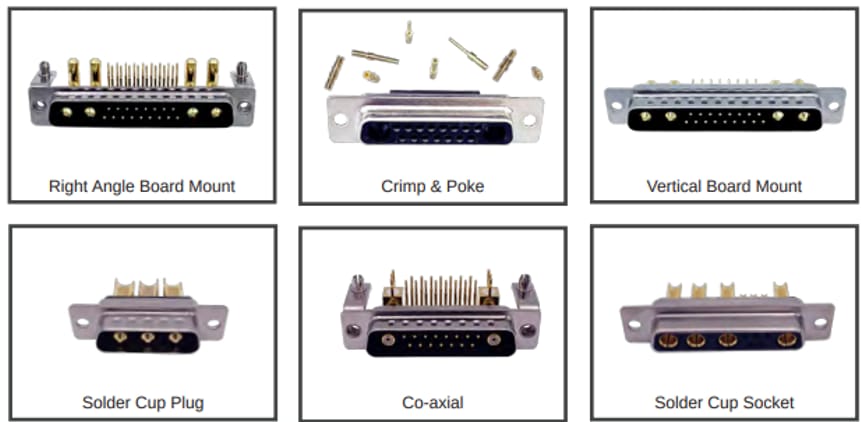 NorComp POWER-D IP67 Mixed Contact Connectors