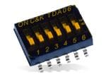 C&K Switches TDA Ultra-Miniature Half-Pitch DIP Switches