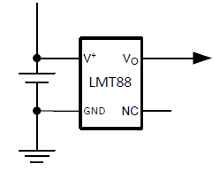 Blockdiagramm - Texas Instruments LMT8x Temperatursensoren