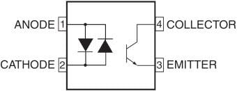 onsemi FODM121/124/2701/2705 Optokoppler mit Transistor-Ausgang