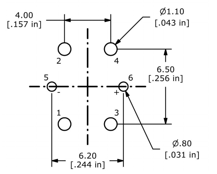 E-Switch TL6215 Tact Switch