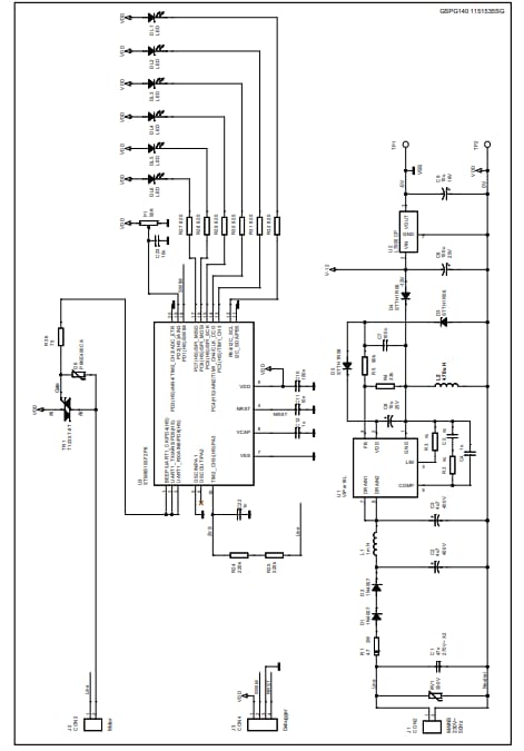 Schaltplan - STMicroelectronics STEVAL-IHM029V2 Universelle Motorsteuerungs-Testplatine