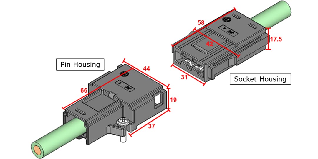 Mechanical Drawing - JAE Electronics DW05 Connectors