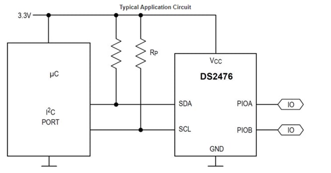 Applikations-Schaltungsdiagramm - Analog Devices / Maxim Integrated DS2476 Deep Cover® Secure-Prozessor