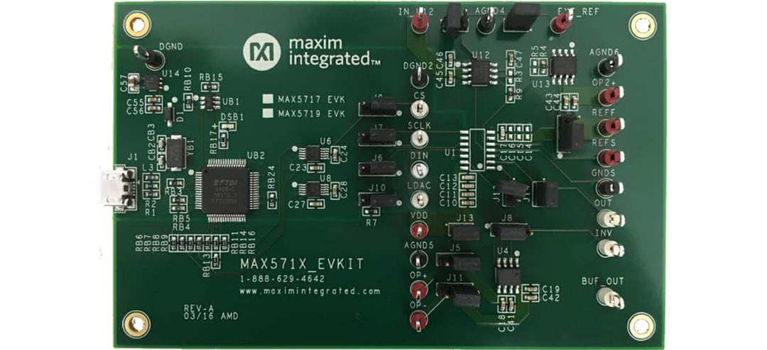 Analog Devices / Maxim Integrated MAX5717EVKIT/MAX5719EVKIT Evaluierungskits