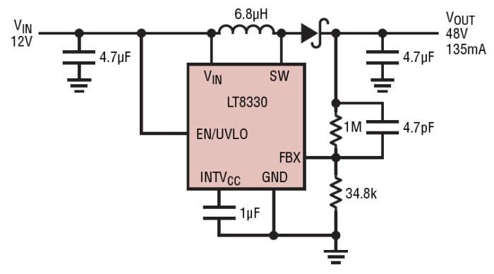 Blockdiagramm - Analog Devices Inc. LT833x Wandler