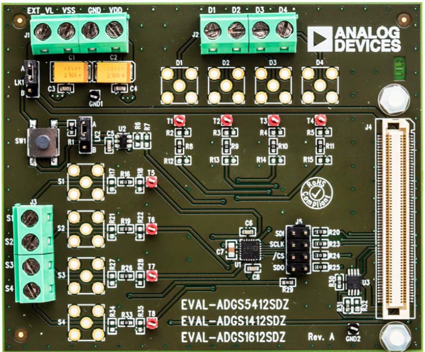 Analog Devices Inc. EVAL-ADGS1412SDZ Evaluierungsboard