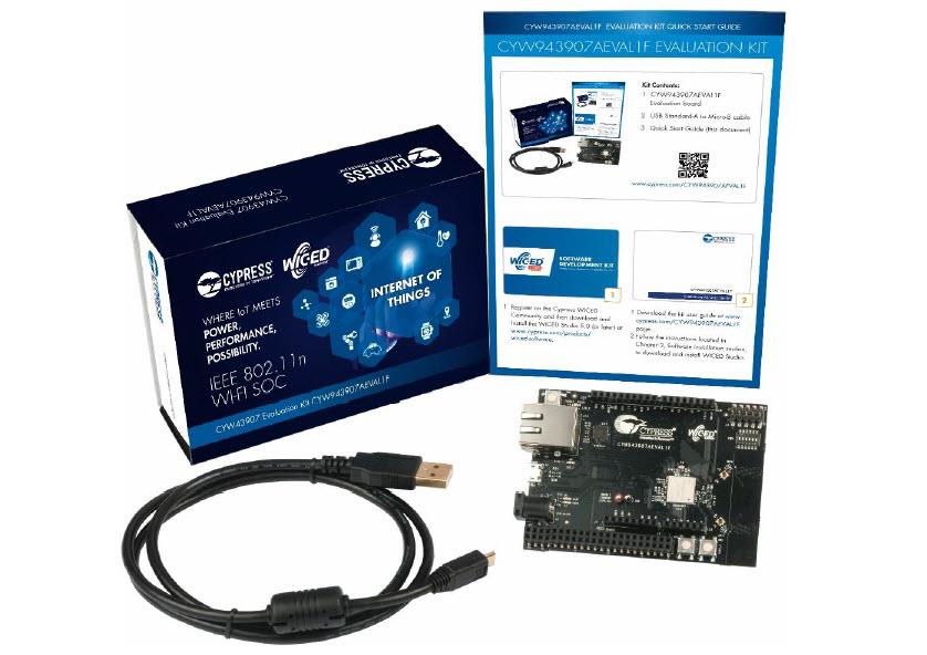 Infineon Technologies WICED CYW43907 Evaluierungskit