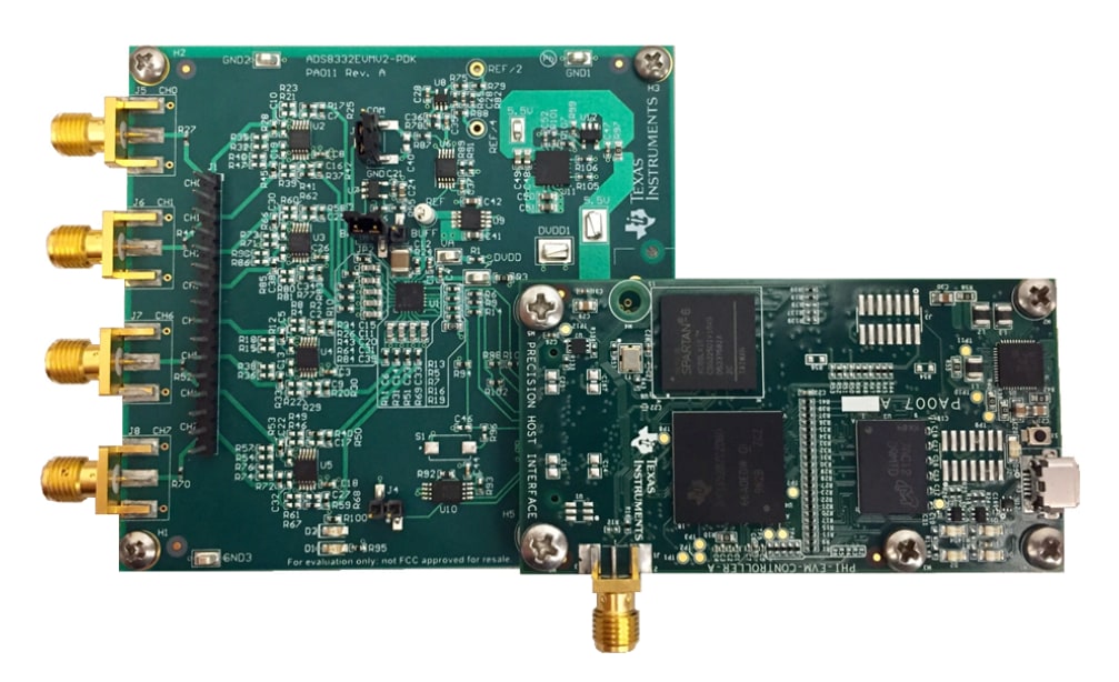 Schaltungsanordnung - Texas Instruments ADS8332EVMV2-PDK Evaluierungsmodul (EVM)