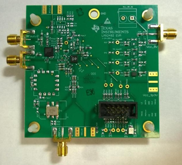Schaltungsanordnung - Texas Instruments LMX2492EVM Evaluierungsmodule (EVM)