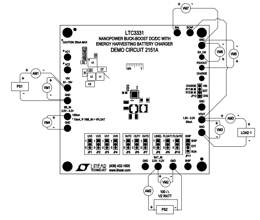 Schaltungsanordnung - Analog Devices Inc. LTC333x Demonstrationsboards