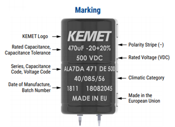 KEMET ALA7D und ALA8D Snap-In-Kondensatoren