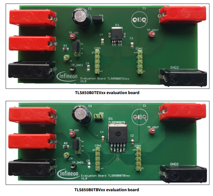 Infineon Technologies TLS850B0 Demonstrationsboards