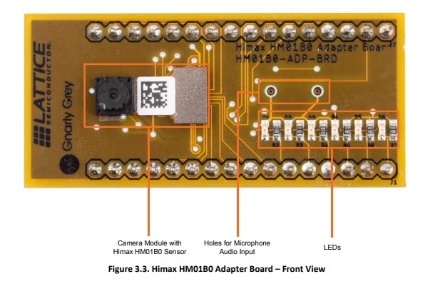 Lattice Semiconductor Himax HM01B0 UPduino Abschirmung