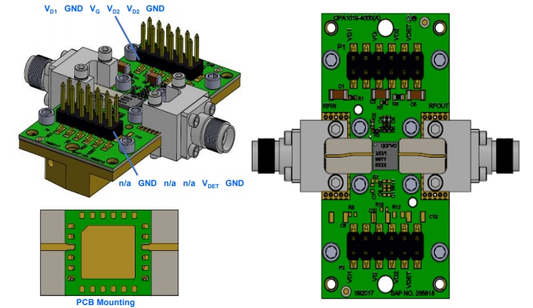 Qorvo QPA1019 Evaluierungsboard