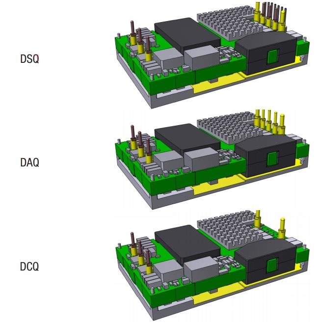 Murata Power Solutions DSQ-/DAQ-/DCQ-Baureihe 600W-DC/DC-Wandler