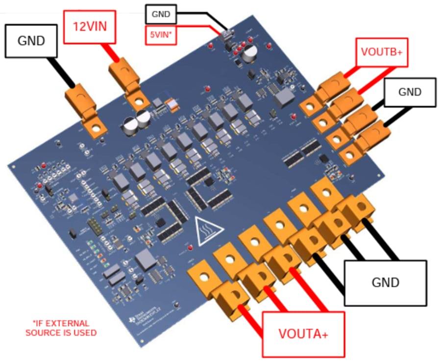 Technische Zeichnung - Texas Instruments TPS53681EVM-002 Schnittstellen-Evaluierungsmodul (EVM)