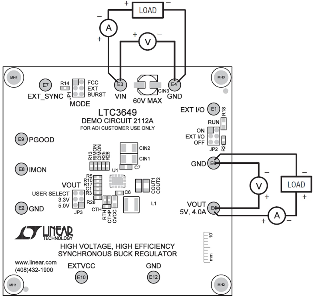 Analog Devices Inc. DC2112A Demonstrationsschaltung