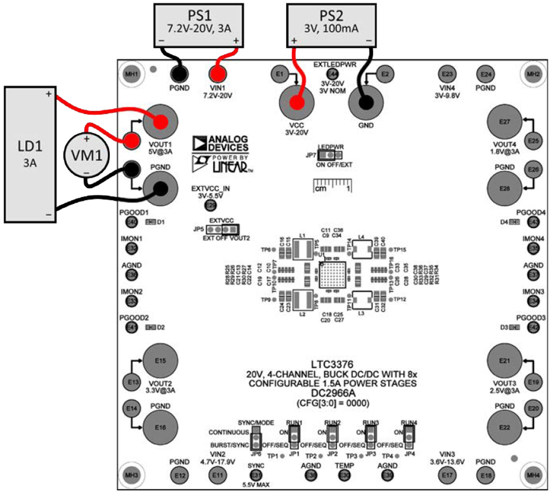 Technische Zeichnung - Analog Devices Inc. DC2966A Demonstrationsschaltung