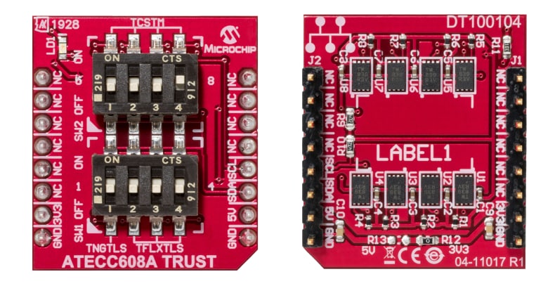Schaltungsanordnung - Microchip Technology ATECC608A DT100104 Trust-Development Board