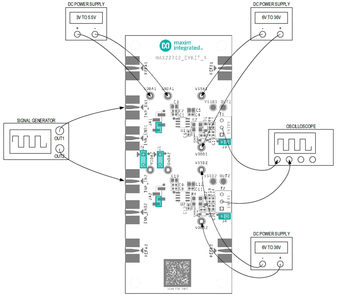 Tabelle - Analog Devices / Maxim Integrated MAX2270xEVKIT Evaluierungskits