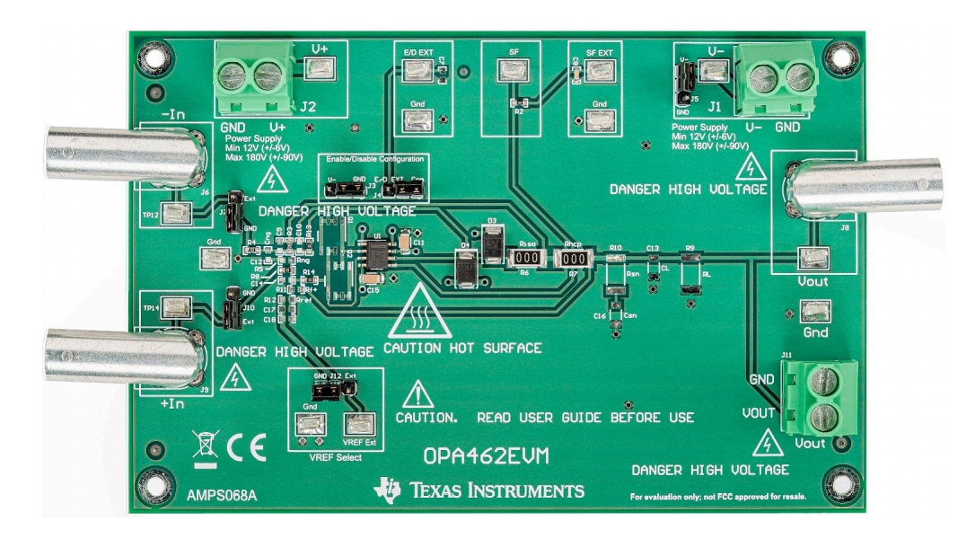 Schaltungsanordnung - Texas Instruments OPA462EVM Evaluierungsmodul