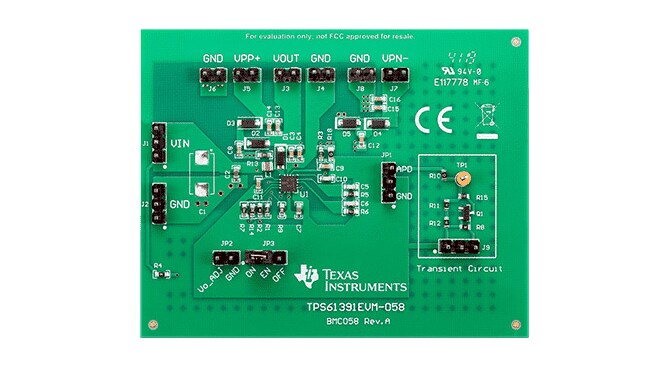 Texas Instruments TPS61391EVM-058 Evaluierungsmodul