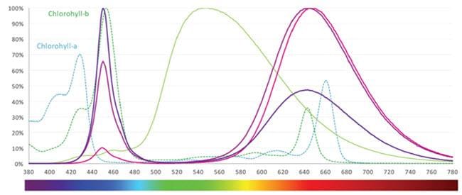 Performance Graph - Lumileds LUXEON SunPlus 35 Line LEDs