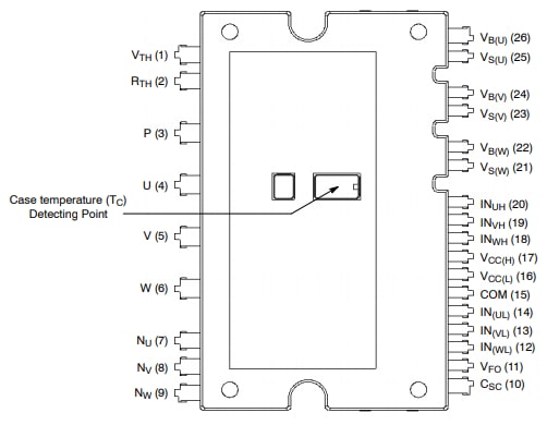 onsemi FND43060T2 SPM®-45-Modul