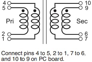 Coilcraft YA9280 Flyback-Transformator