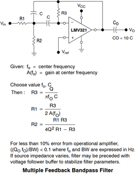 Applikations-Schaltungsdiagramm - onsemi LMV321, NCV321, LMV358 und LMV324 CMOS-Operationsverstärker