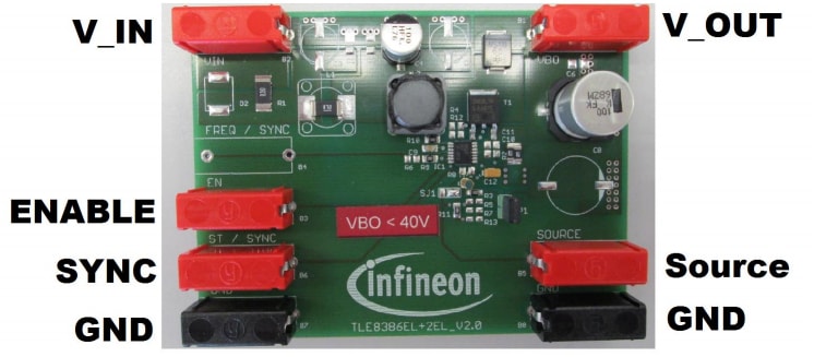 Infineon Technologies TLE8386-2EL Demonstrationsboard