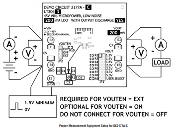 Technische Zeichnung - Analog Devices Inc. LT306x Demonstrationsboards