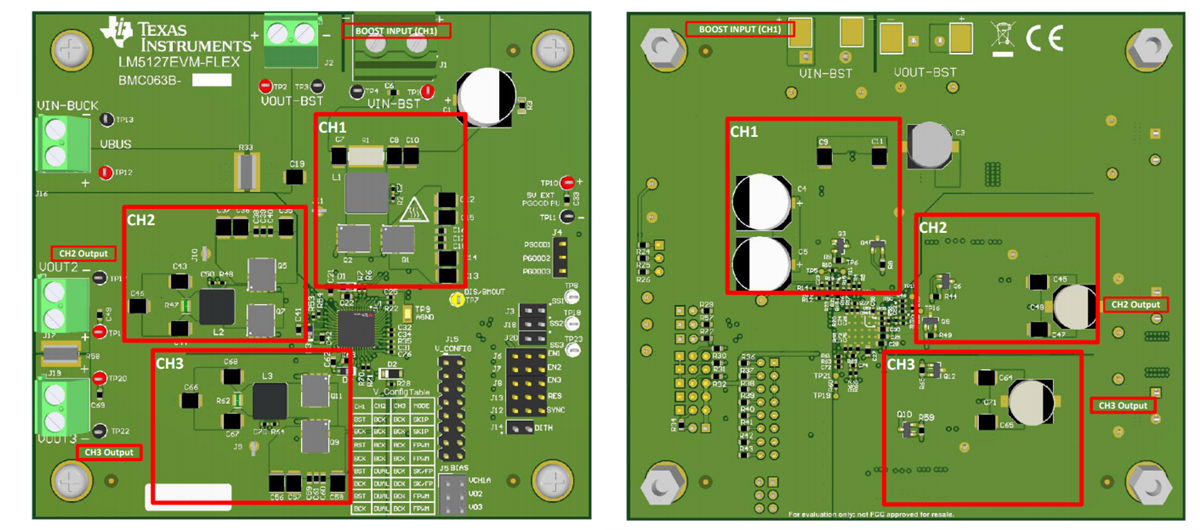 Texas Instruments LM5127EVM-FLEX Evaluierungsmodul für flexible Topologie