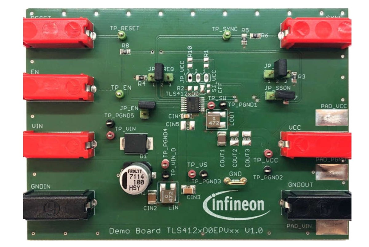 Infineon Technologies TLS412033VBOARDTOBO1 3,3-V-Evaluierungsboard