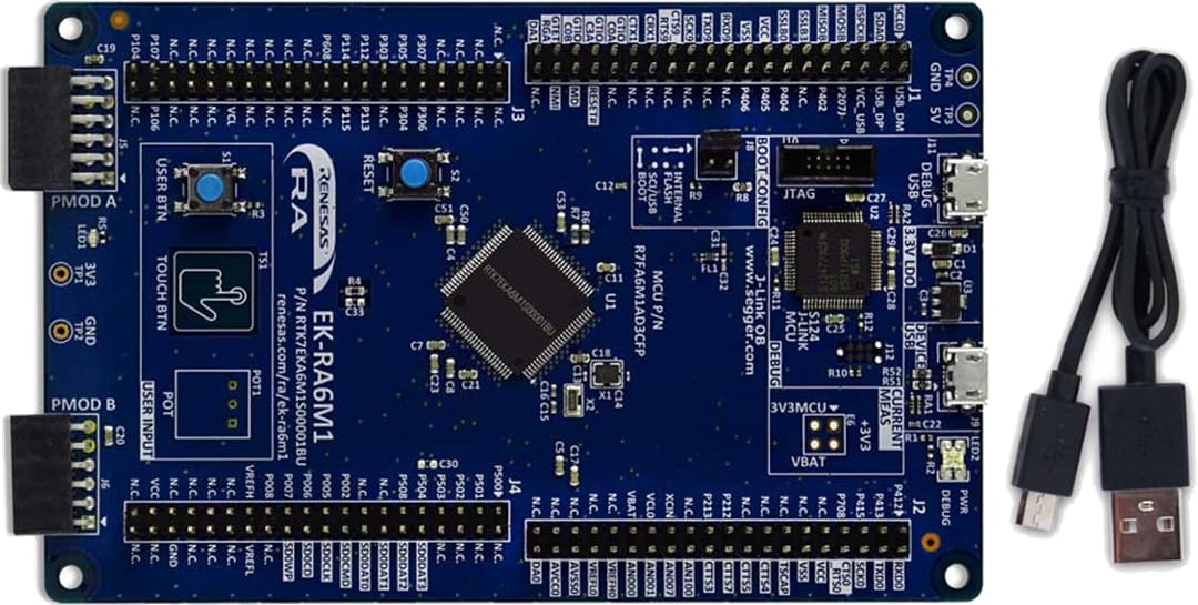 Renesas Electronics EK-RA6M1 Evaluierungskit für die RA6M1 MCU-Gruppe