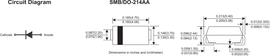 Comchip Technology US2xB-HF Ultra Fast Recovery Rectifiers