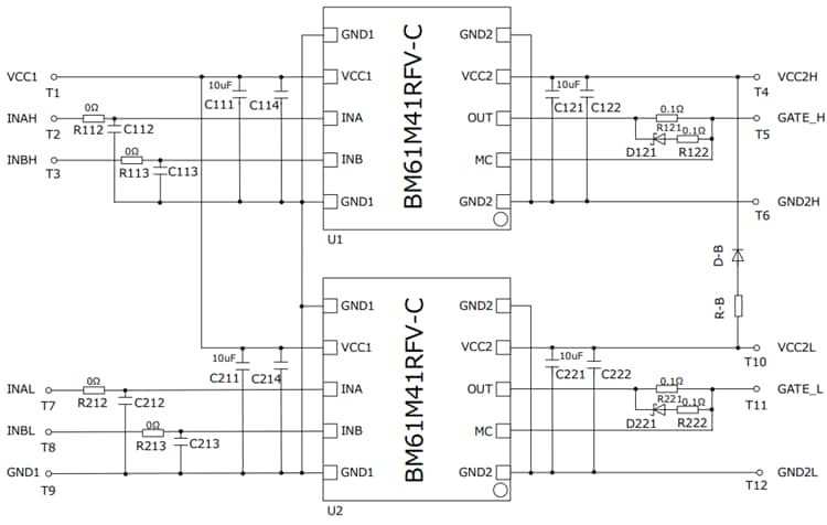 Schaltplan - ROHM Semiconductor BM61M41RFV-EVK002 Evaluierungsboard