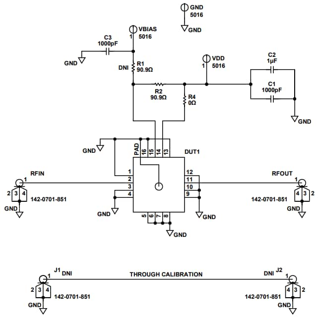 Analog Devices Inc. Evaluierungsboard für den ADL8104