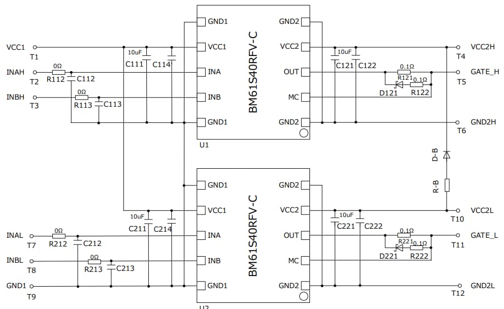 Schaltplan - ROHM Semiconductor BM61S40RFV-EVK002 Evaluierungsboard