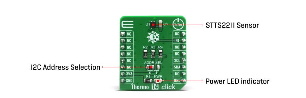 Block Diagram - Mikroe Thermo 14 Click