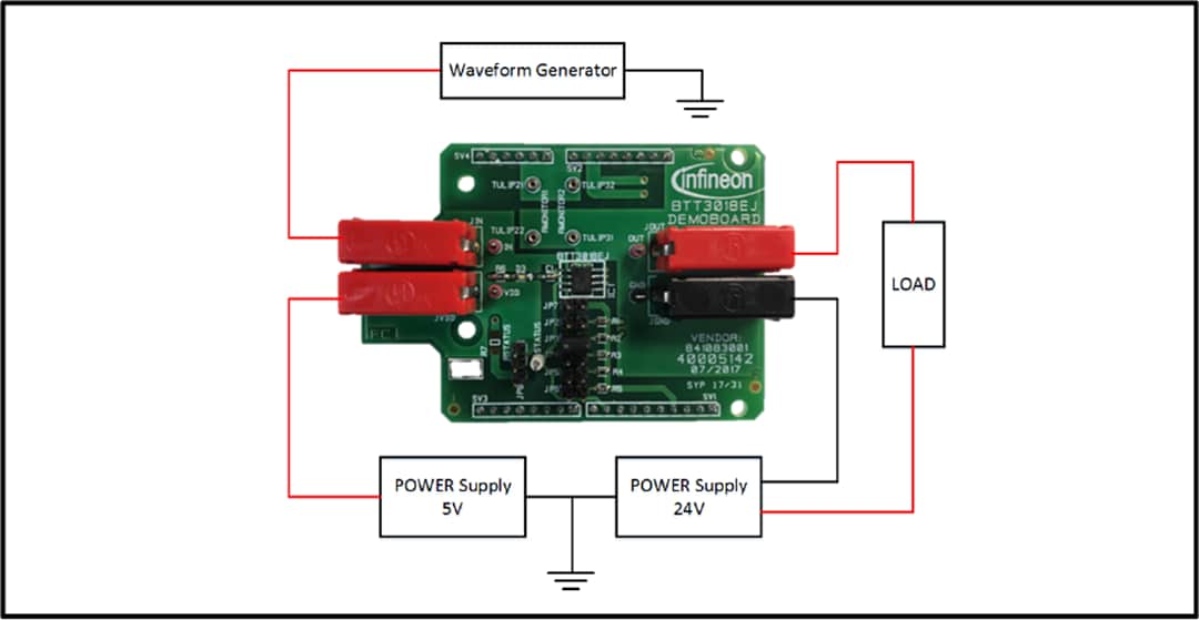 Infineon Technologies BTT3018EJ Demonstrationsboard