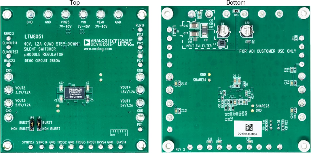 Analog Devices Inc. LTM8051 Demonstrationsboard (DC2860A)