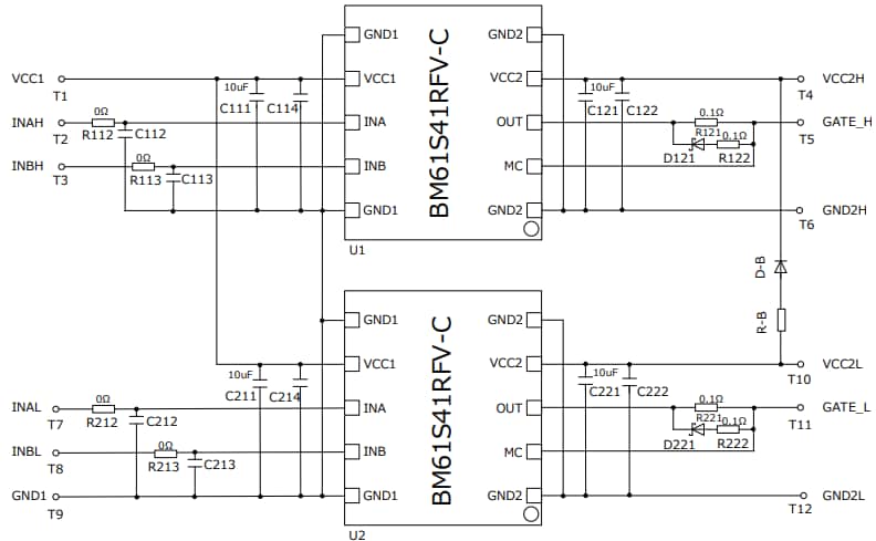 Schaltplan - ROHM Semiconductor BM61S41RFV-EVK002 Evaluierungsboard
