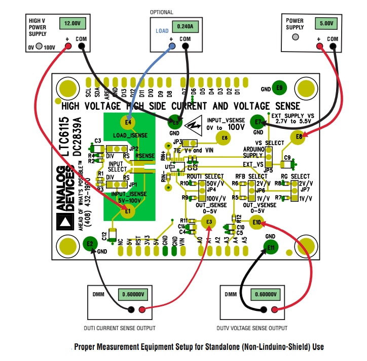 Schaltungsanordnung - Analog Devices Inc. DC2839A Demonstrationsschaltung für den LTC6115